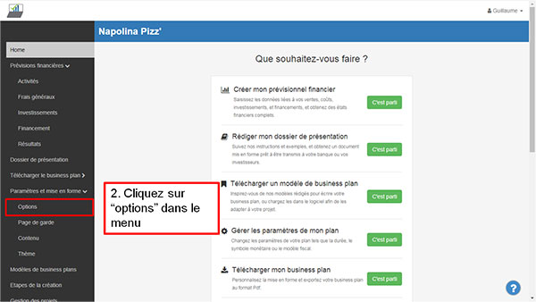 changer le taux d'impôt sur les sociétés - étape 2