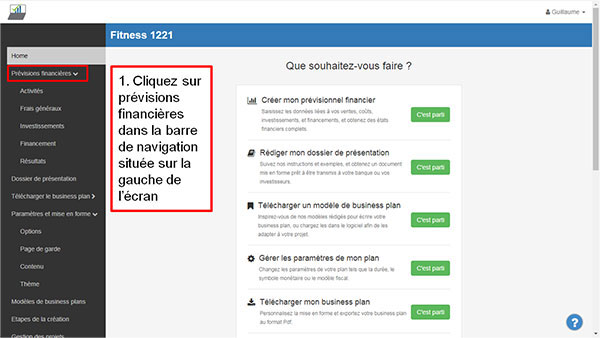 Faire apparaître les investissements dans les employment -ressources - étape 1